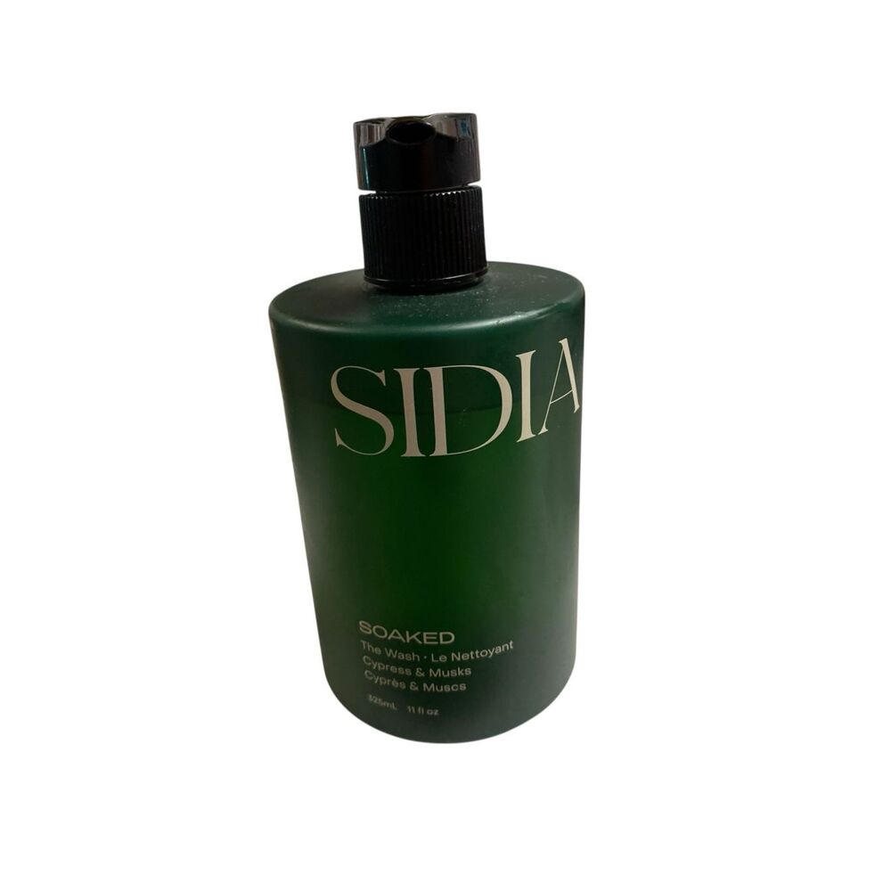 SIDIA SOAKED: The Wash Body & Hand Cleanser 12 oz Juniper Cypress Musks